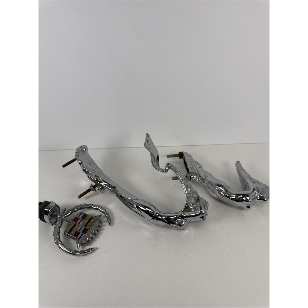 RARE VINTAGE 1900’s CADILLAC WINGED GODDESS HOOD ORNAMENT - 3 Pack